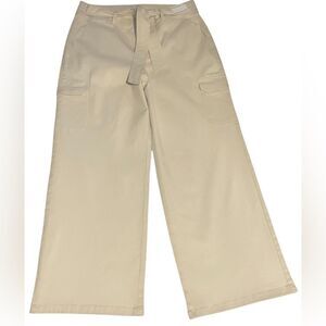 Marc New York Jeans Wide Leg Cargo Jeans Size:16 Color: Ivory